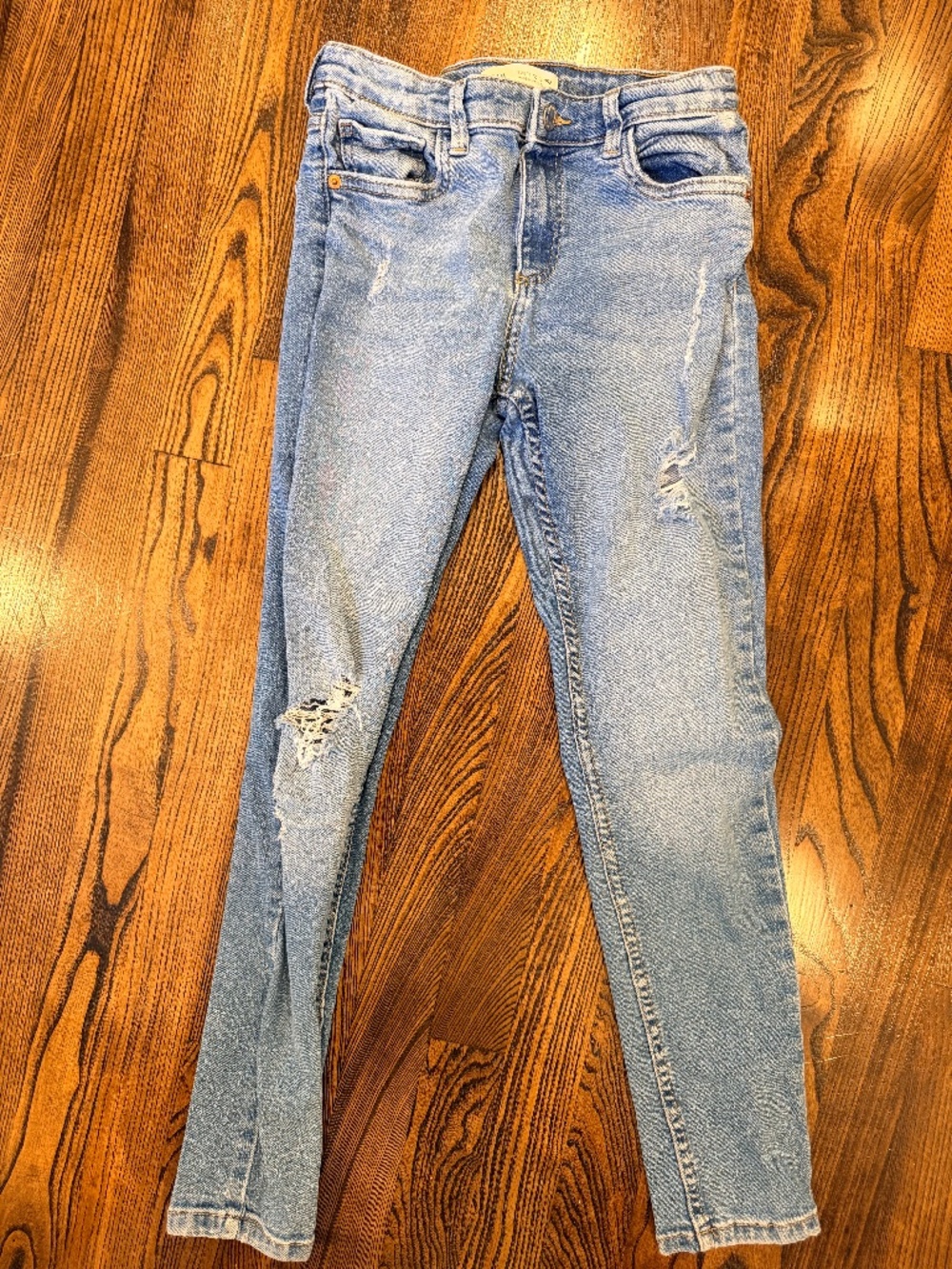 Skinny distressed jeans - girls